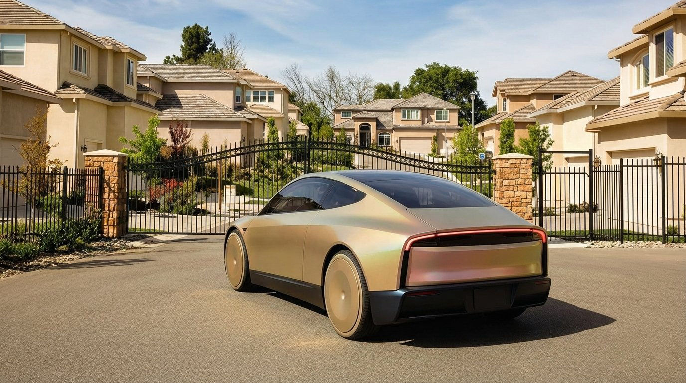 Autonomous Vehicle at gate