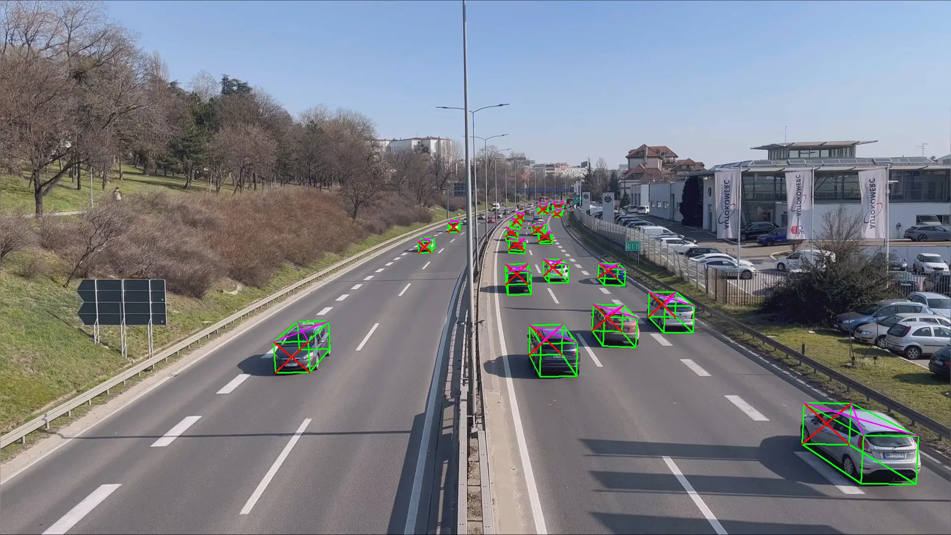 Pseudo-LiDAR Detecting Cars